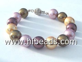 SPB0017 fixure shell bracelet beads SPB0017