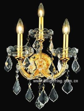 Candle Crystal headboard reading wall lamp