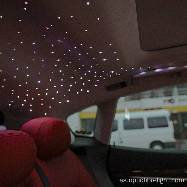 Luces de estrella de fibra óptica para techo de coche