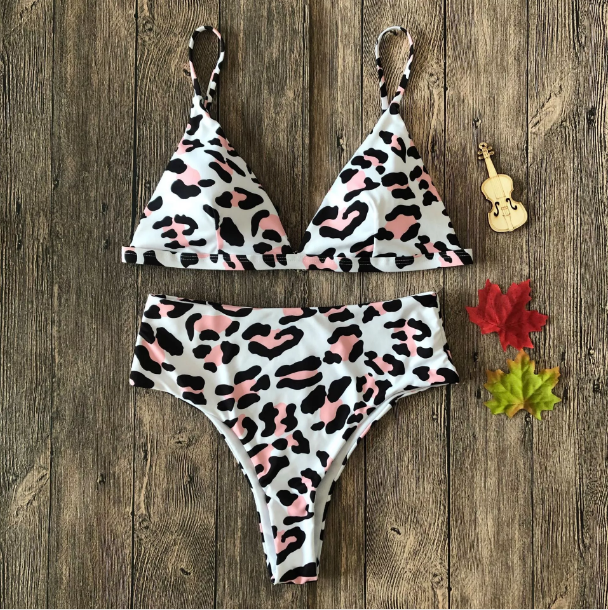 Hot Style Women Swimwear Ladies Colorful Sexy Bikini Recycled Fabric