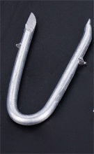U Shape Nails with Barded