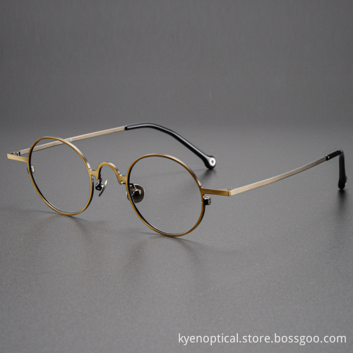 K080 Titanium Eyeglasses Frames: Vintage Design, High Quality, Wholesale Pricing