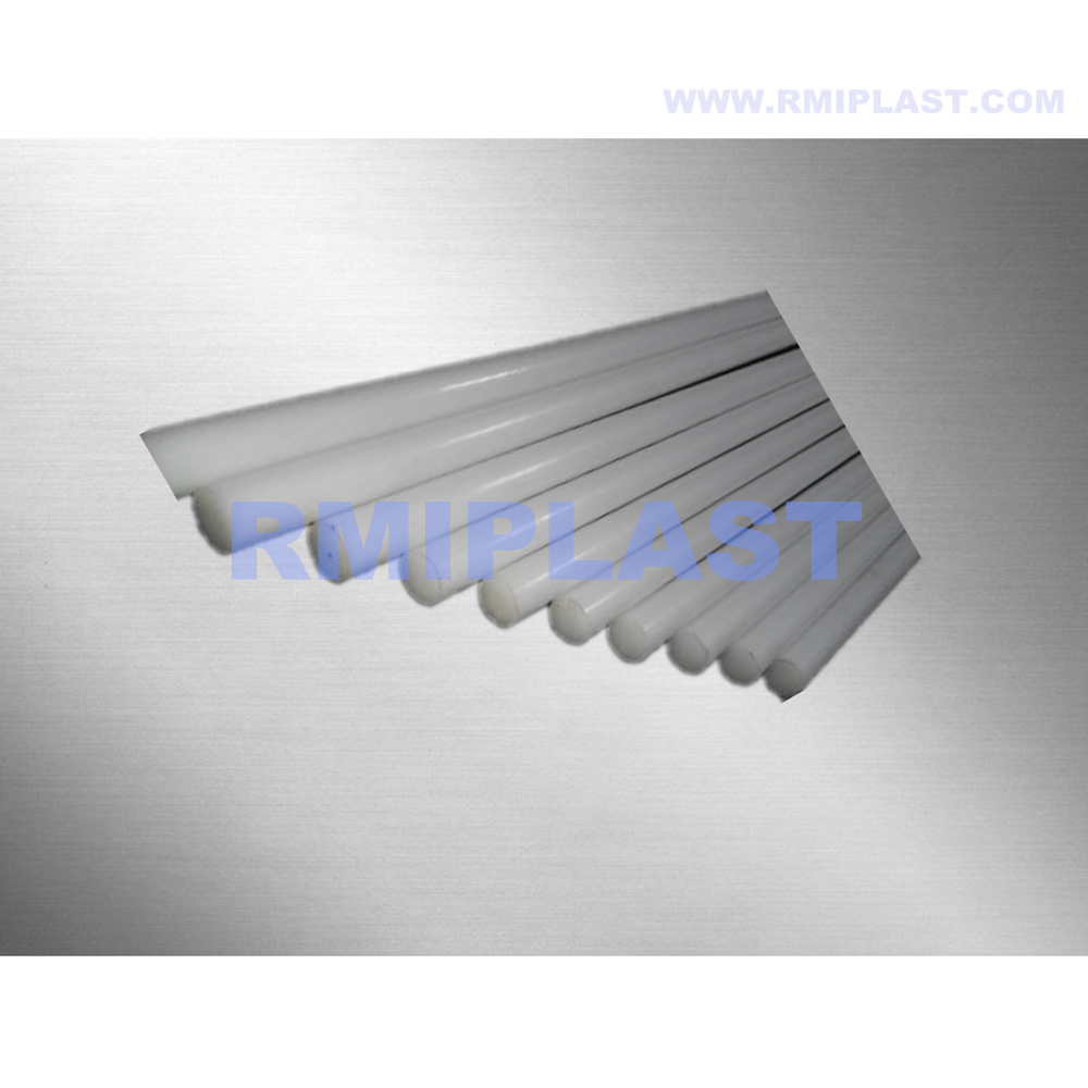 PVDF Solid Rod 10 mm 150 mm pour l'application d'usinage