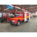 3000L 140hp شاحنات الإطفاء الصغيرة