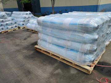 High tear strength plastic silage tarp