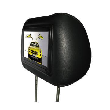 7 inch black pillow  car headrest lcd monitors