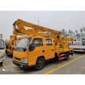 JMC double cab boom lifting truck untuk dijual