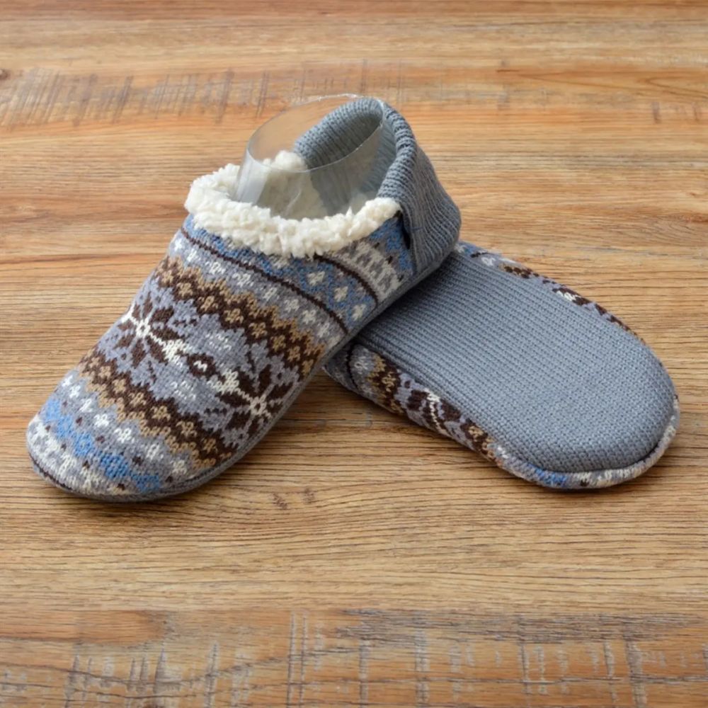 Mens Sherpa Ballerina Slippers