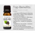 100% Natural grapeseed oil for aromatherapy or massage