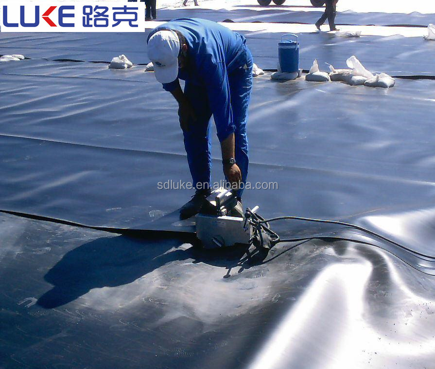 Flush Fish Farming Pond Liner HDPE Geomembrane