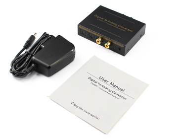 Toslink Digital to Analog Audio Converter Adapter