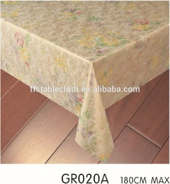 silver embossed pvc table cloth gr series