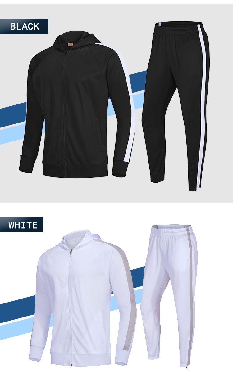 2021 Men's Athletic Sports Casual Running Jogging Sweatsuit