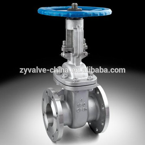 stainless Gate valve for water red handle