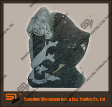 butterfly blue angel granite monuments headstone