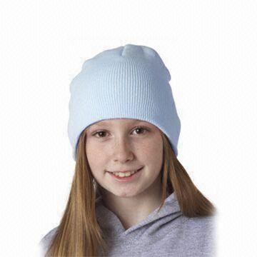 Winter Hat, Made of Acrylic and Wool Materials, Available in Various Colors