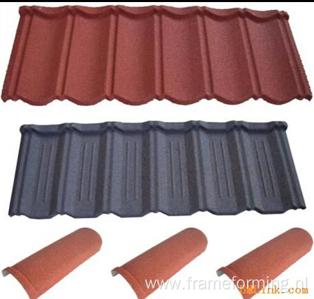 Color stone supply for stone coated roofing tile production line