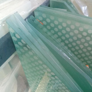 Customized Colors Patterns Ceramic Frit Laminated Glass