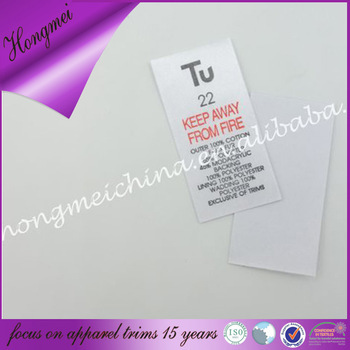 Adhesive sticker labels and iron on cloth