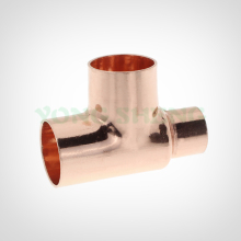 Red Copper Reducing Tee