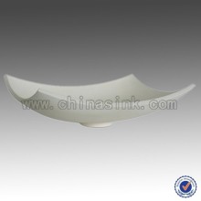 Rectangular Shape White Limestone Art Stone Sink, Natural Stone Bathroom Sink ,Art Stone Vessel