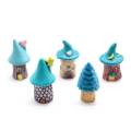 Kawaii Cartoon Boomhut Mini Fairy Tuin Accessoires Terrarium Cijfers Hars Miniaturen Ambachten Vetplanten Decor