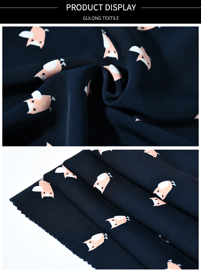 100% polyester fursan fabric dress pants fabric