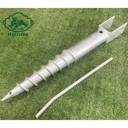 Galvanized Q235 Steel Ground Anchor untuk Pembinaan