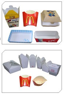 New Type Hamburger Paper Box Making Machine