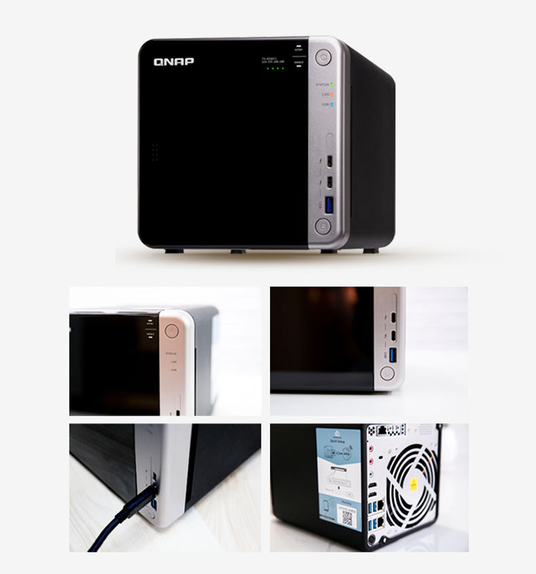 Qnap TS-453BT3-8G 4-bay Thunderbolt 3 network nas storage server