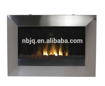 Classic stained glass fireplace screen