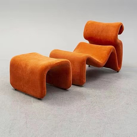 Abstract lines fold and Etcetera Bend Lounge Chair Abstract lines fold and Etcetera Bend Lounge Chair