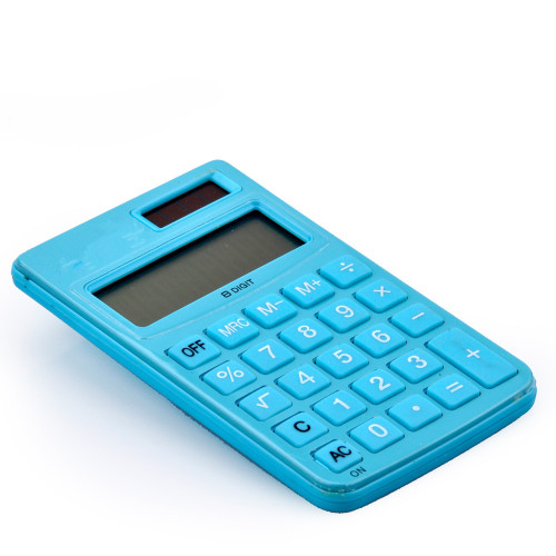 Dual Power Mini Pocket Super Thin Calculator