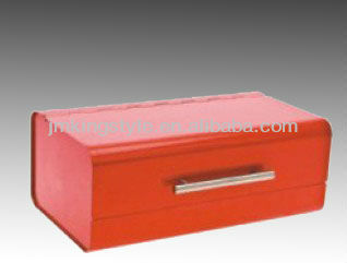 Square-shape color stainless steel red bread box