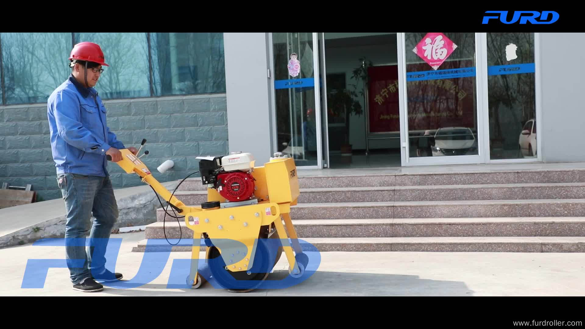 Pedestrian Baby Vibratory Road Roller with Low Price FYL-600