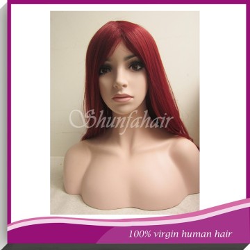 wet and wavy synthetic wigs,red synthetic hair lace wigs , celebrity lace wigs