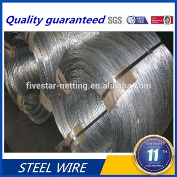 high tensile strength galvanized steel wire made in china