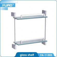 FUAO Convenient maintenance glass shelf etagere