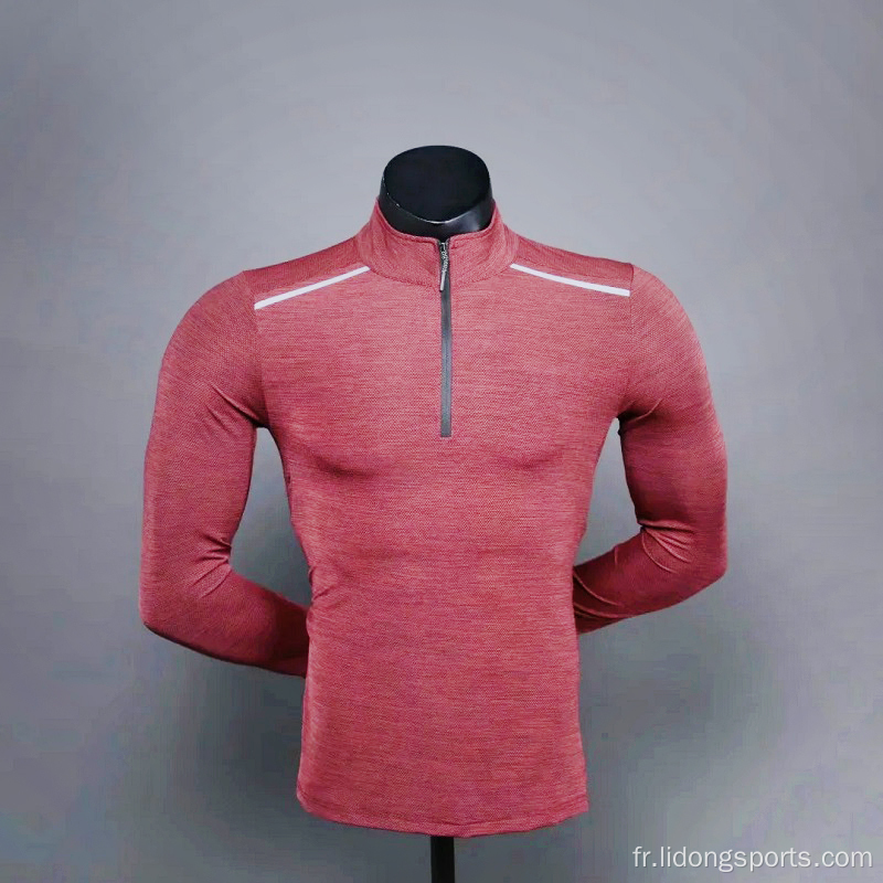 Été Fitness Gym Vêtements Custom Mens Hommes Manches longues Entraînement Vêtements Sport Gym Vêtements pour hommes