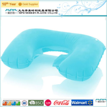 flocked inflatable neck pillow,Promotion inflatable pillow