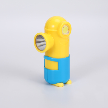 High Quality Cartoon Figure Plastic Flashlight for Kids