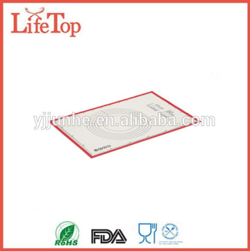 23.5"x15.7" Large Non-Slip Sheet Silicone Pastry Mat with Measurements