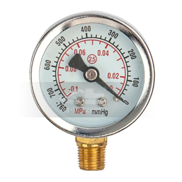 NPT Thread Motorhome Regulator Filter Hydraulic Pressure Gauge