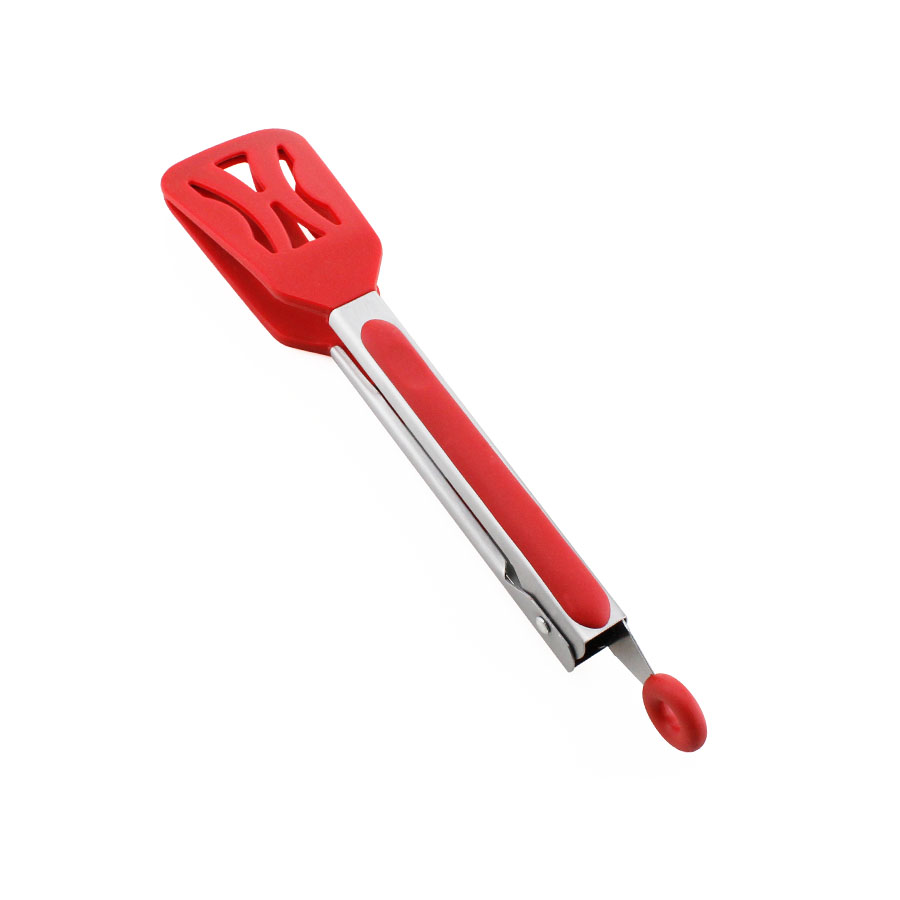 kitchen Tongs with Silicone Tips Set