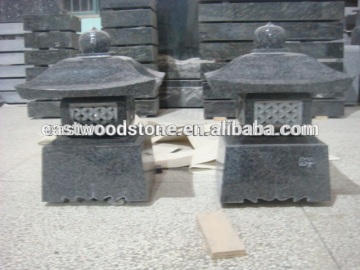 Japanese memorial lantern memorial stone