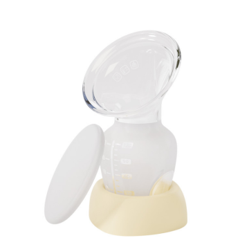 Pompe de poitrine manuelle silicone pompe à poitrine avec couvercle