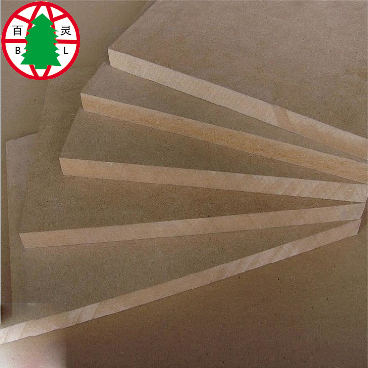 1220x2440 سهل MDF E1 الفورمالديهايد الانبعاثات fibireboard