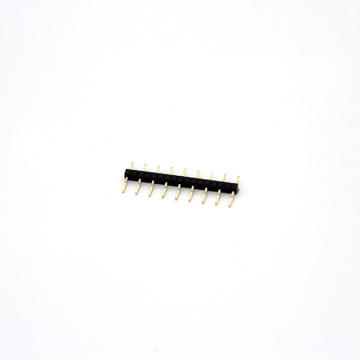 1.0 Single row recumbent stick pin connector