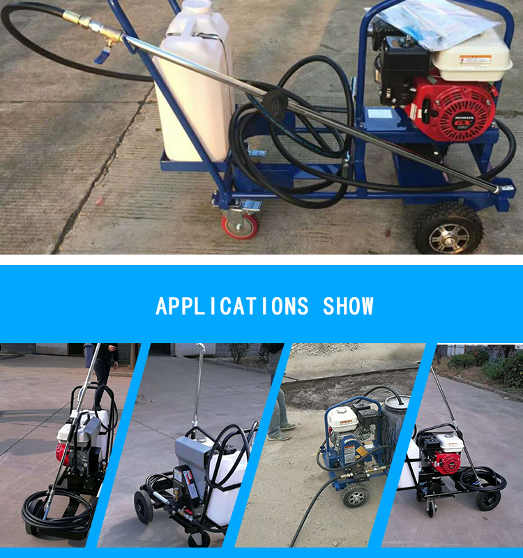 Portable mobile flexible emulsified asphalt spraying machine pavement maintenance matching spreader