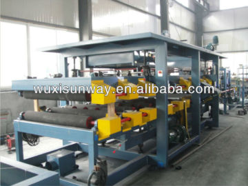 Mineral wool sandwich panel machine